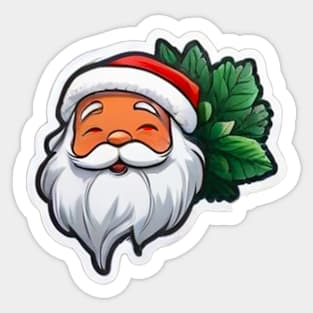 peace santa Sticker